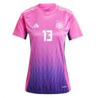 Maglia Calcio Germania Thomas Muller #13 Seconda Divisa Donna Europei 2024 Manica Corta